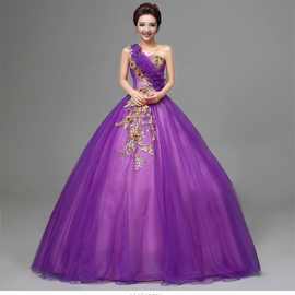 演出蓬蓬礼服2025秋冬新款独唱舞台彩纱演出影楼表演走秀晚礼服