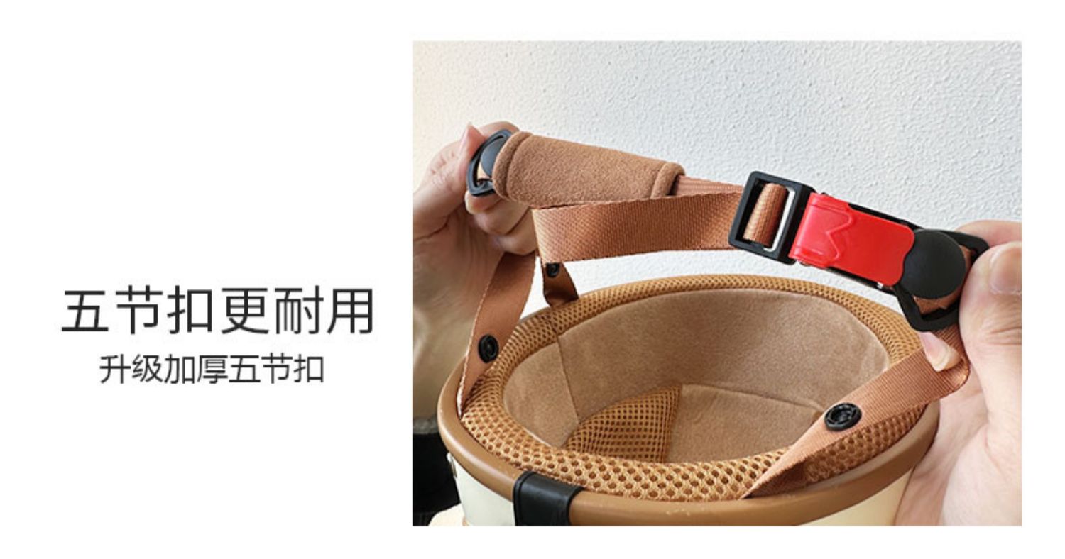 3c certification retro electric motorcycle helmet women men's battery car safety helmet autumn and winter warm four seasons half helmet