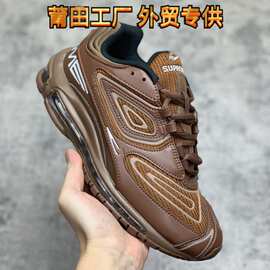 高品质NKx MAX98 全掌气垫跑步鞋复古男士跑鞋厚底增高运动鞋批发