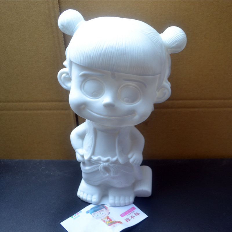 8가지 색상의 페인트를 지닌 악마 소년 천둥신 나타(높이 22CM)