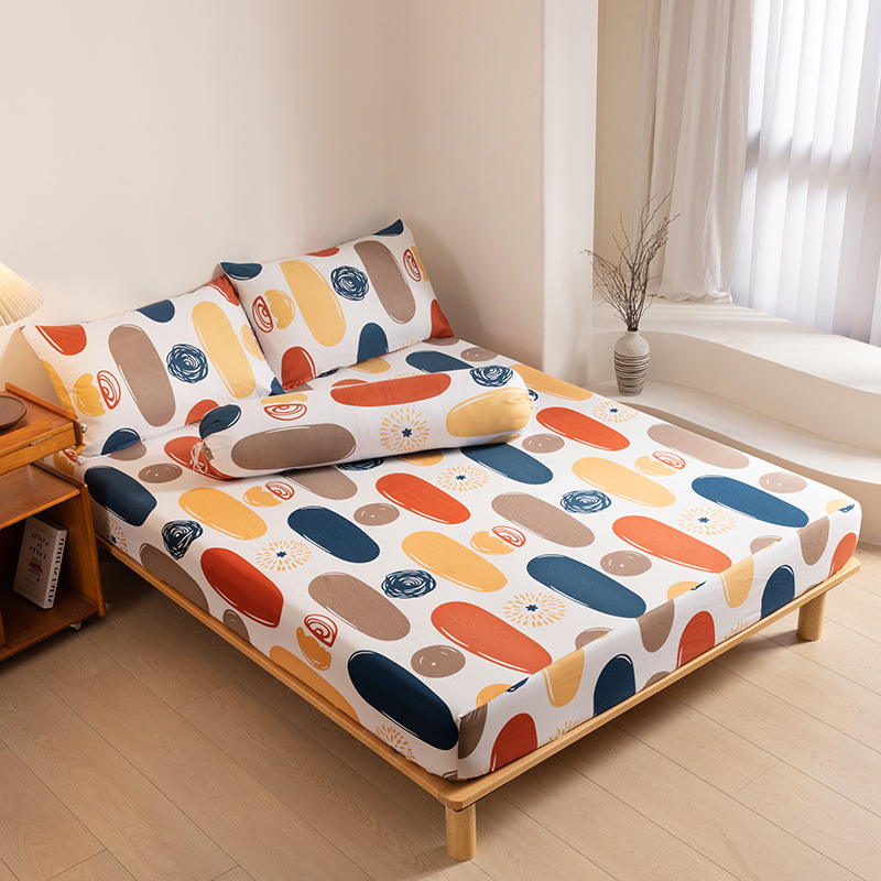 Funda de cama fija Colcha Simmons Cubierta protectora Cubierta de polvo Colchón Cubierta de cama individual Doble individual Sábana de cama antideslizante transfronteriza