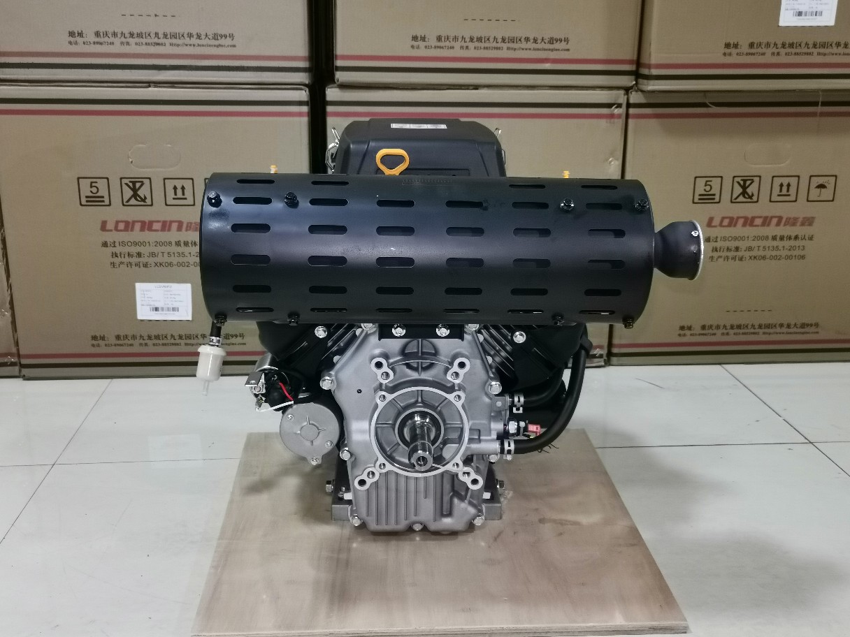 Longxin 764cc two-cylinder gasoline engine high pressure dredge cleaning machine ship machine 18kw 19 kW 27-30 horsepower