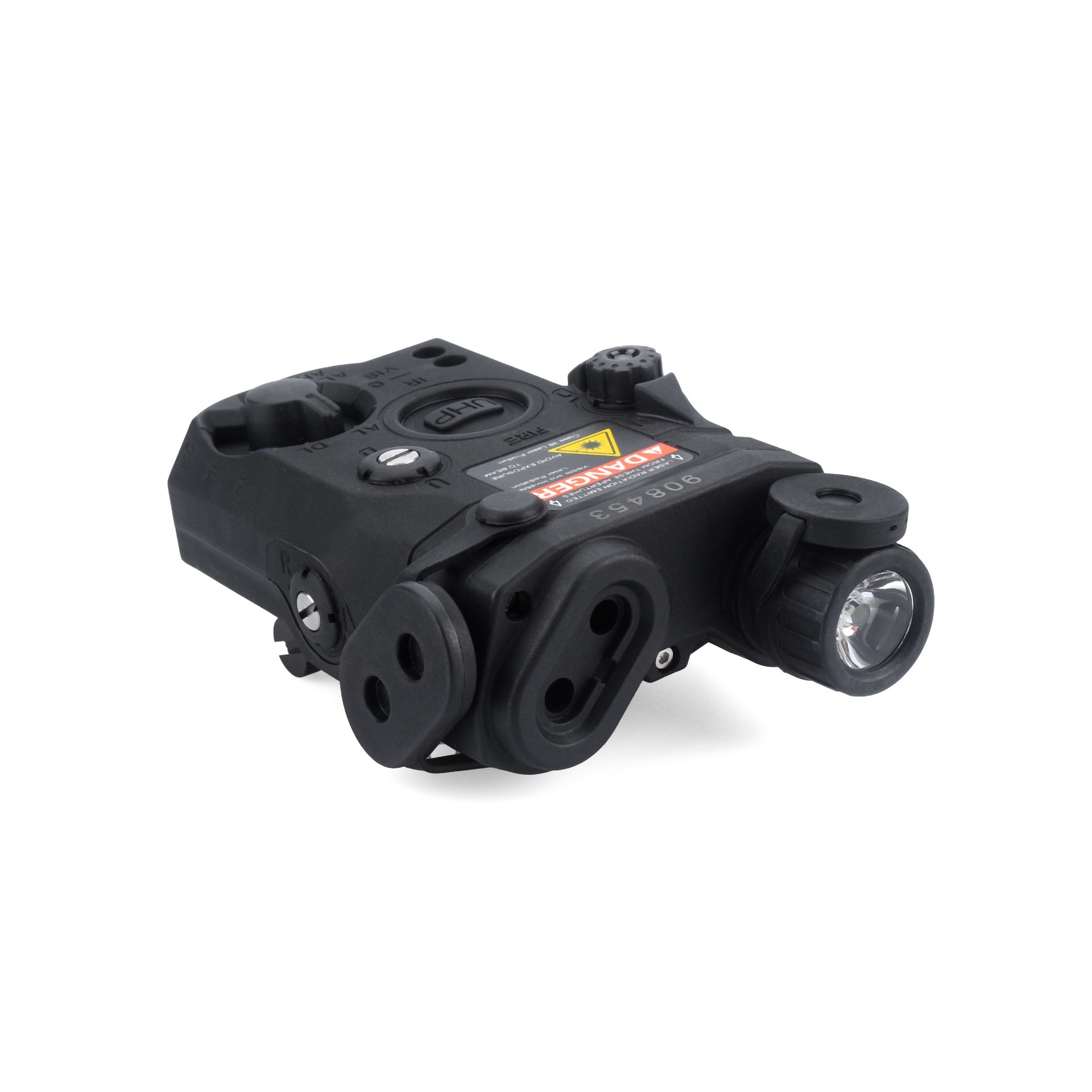 PEQ15 Nylon Tactical Lighting Laser Designator LA-5C IR Laser + White Light + Strobe, Adjustable Red Laser