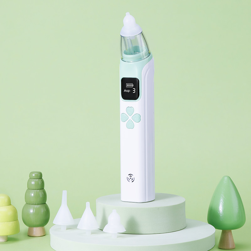 Transfronteriza nuevo bebé aspirador nasal eléctrico silicona suave cabeza suave limpieza instrumento de limpieza nasal recién nacido