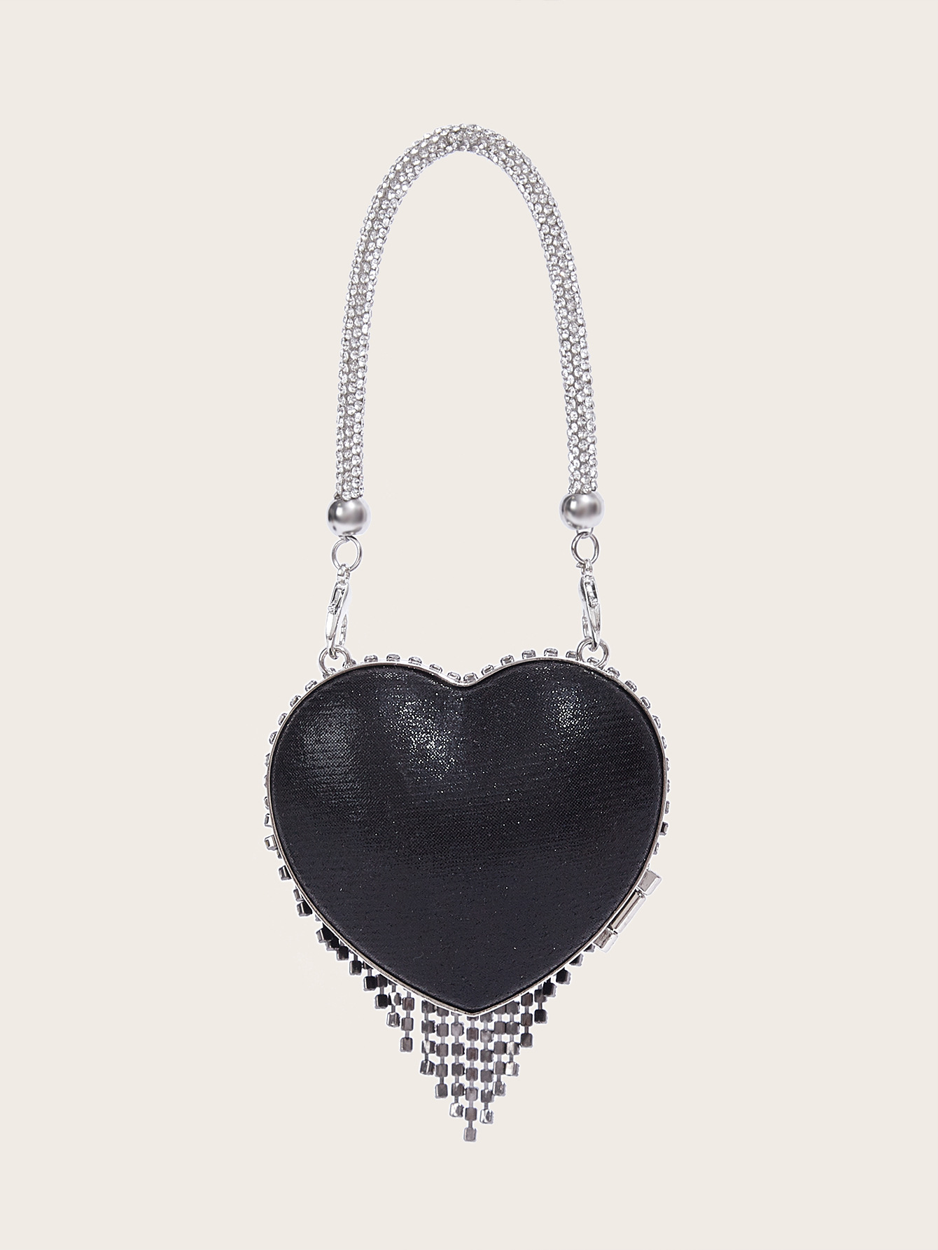 Mini Abendtasche Mit Herz-kette Für Damen_voghion.com