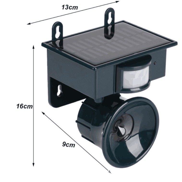 户外太阳能驱鼠器驱鸟器驱虫器动物驱赶器可调节声波太阳能