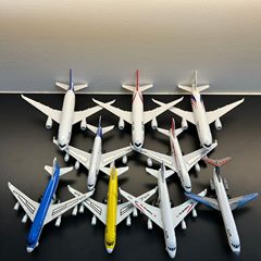 クロスボーダー航空模型子供シミュレーション合金飛行機空中バス玩具回力旅客機宇宙模型少年