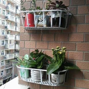 European Style Balcony Wall Hanging Flower Rack Living Room Ironwork Flower Pot Rack Hanging Ceylon Green Rose Rack Wall Hanging New Products