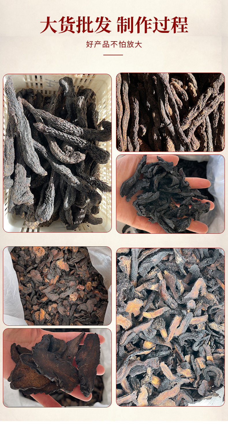 Cistanche Deserticola Rou Cong Rong Dried Herb for Decoction and Wine Infusion 500g Xinjiang Origin quality and texture