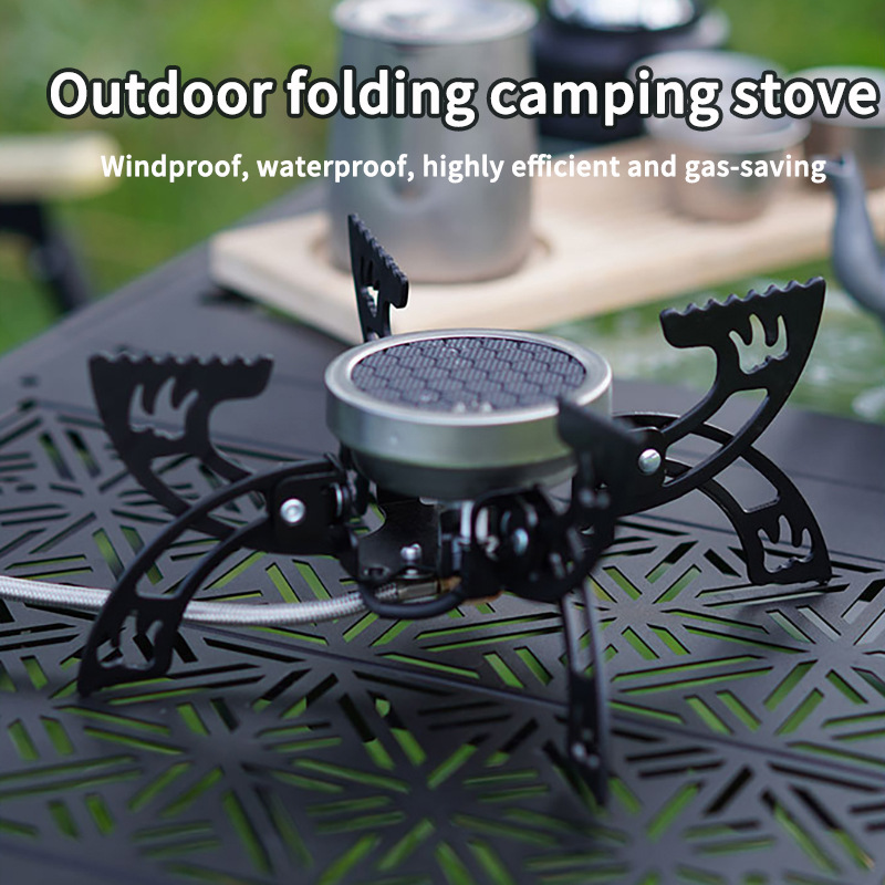 Cafelite Cross-Border Infrared Gas Ufo Split-Type Stove for Tea Brewing, Outdoor Cooking, Folding Camping Spider Stove