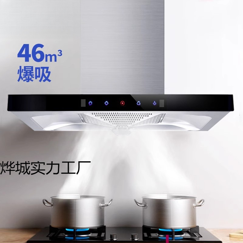 Range Hood for Home Kitchen with High Suction, Smart Motion Sensor Switch, Range Hood and Gas Stove Set, Available for Customization 110