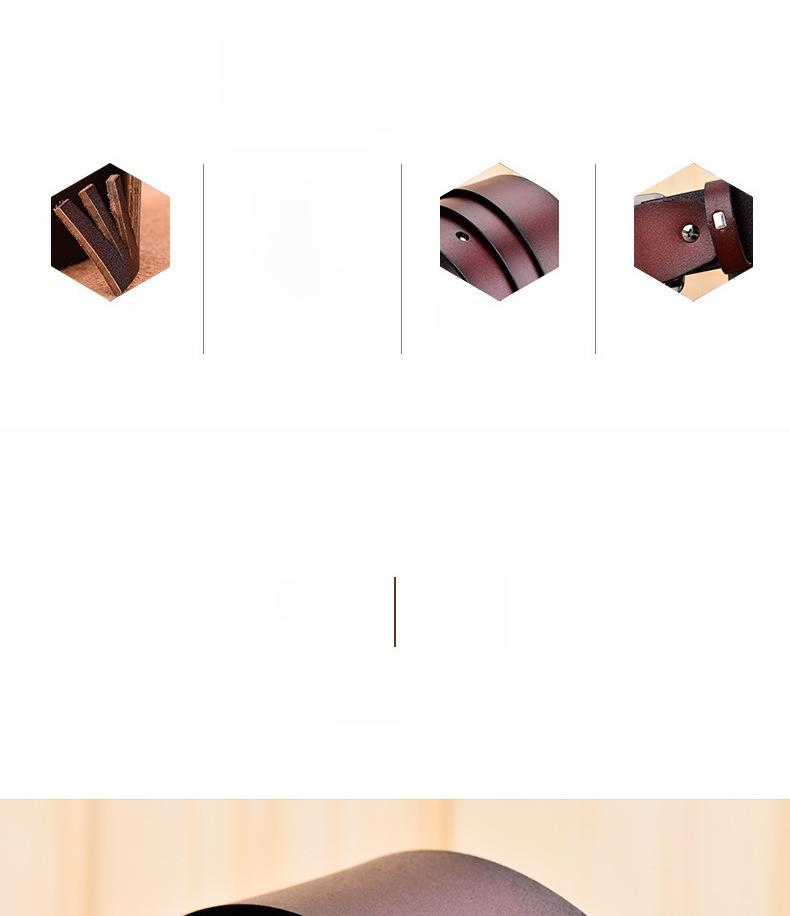 Produttori popolari all'ingrosso cintura da uomo in pelle di vacchetta con fibbia ad ardiglione a due strati cintura da uomo retrò versatile da lavoro_voghion.com