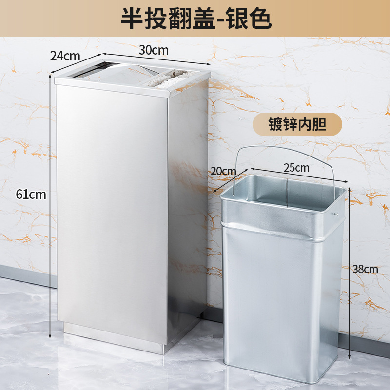 不锈钢酒店大堂垃圾桶烟蒂柱灭烟桶带烟灰缸室外吸烟区电梯口立式|undefined