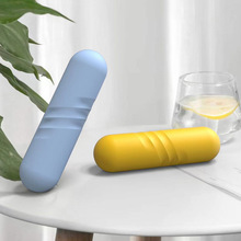 手纹哑铃硅胶包边男女通用健身家用器材儿童小学生运动哑铃2-5kg