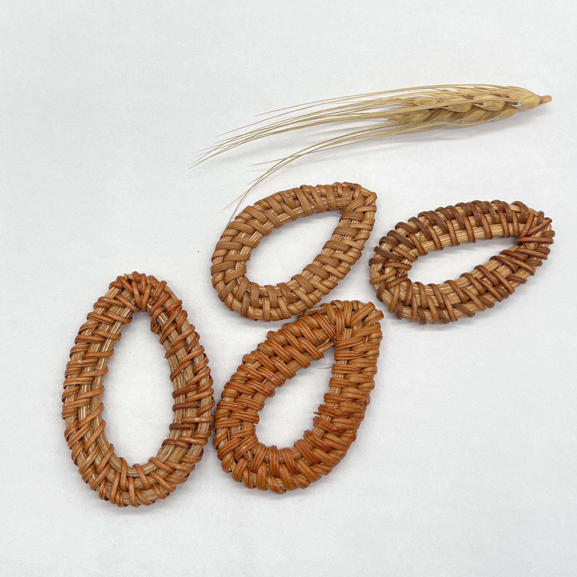 DIY藤圈竹编工艺品配饰