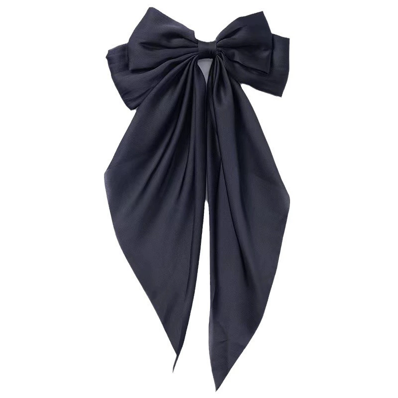 Long hairgrip with bow, hairpin, internet celebrity, city style