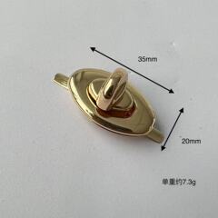 楕円ロックロックロックDIY手作りバッグ金物ギフトボックスロック金属ボタン端午月餅ボックス