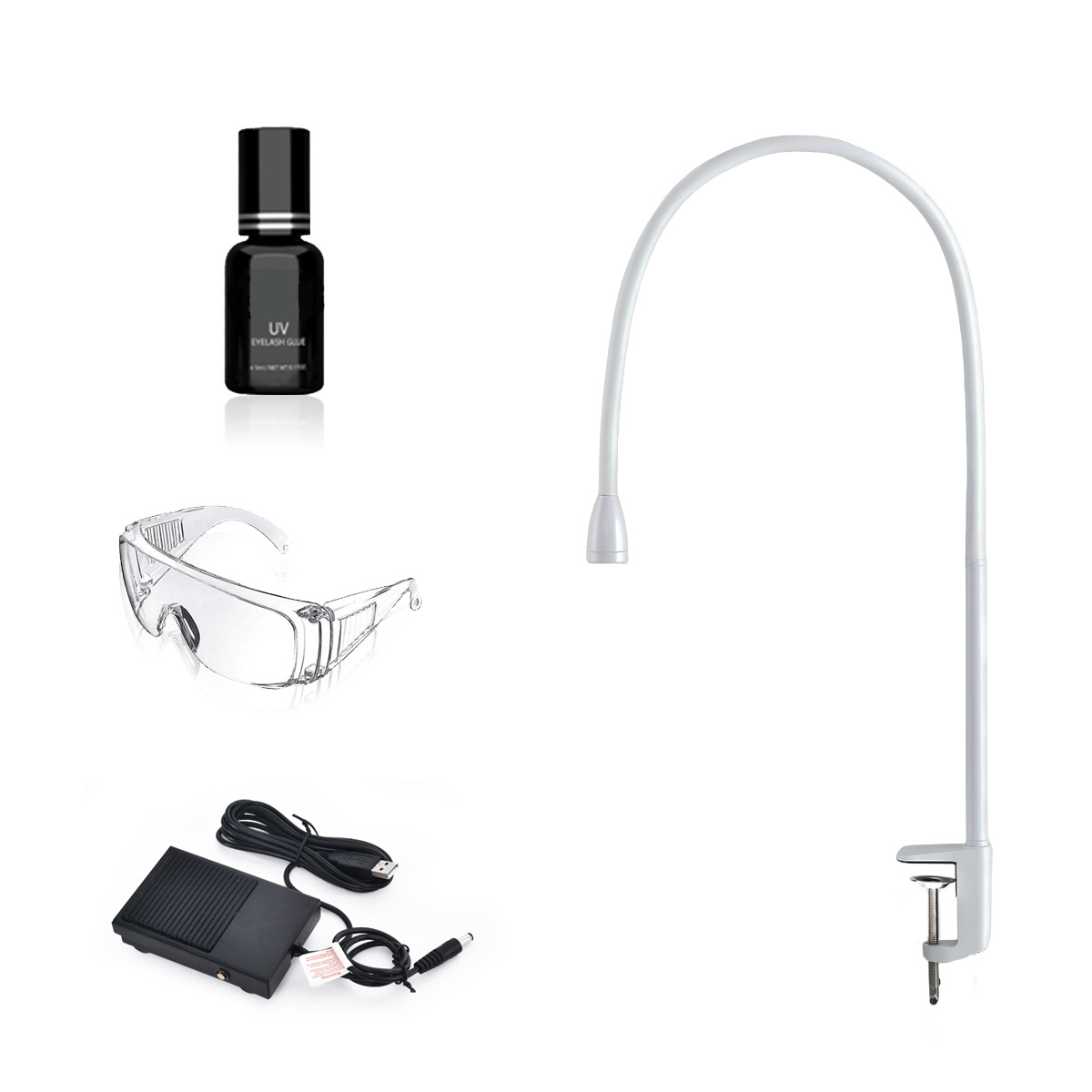 2023 nuevo UV pegamento de pestañas fototerapia lámpara pedal control LED belleza manicura lámpara de pie 400NM