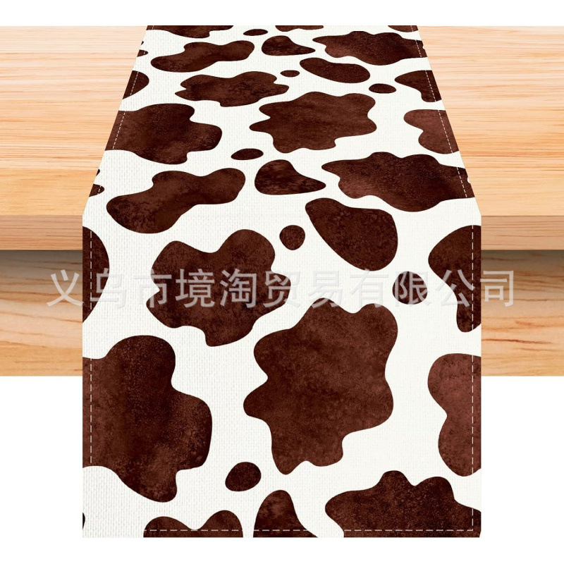 Bandera de mesa de rayas geométricas de lino de Amazon moderna y simple mantel a cuadros en blanco y negro almohadilla de mesa para el hogar image 47