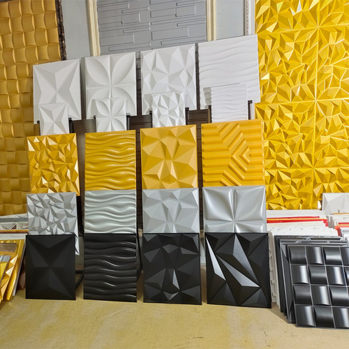 Wholesale 3D stereo wall stickers pvc wallpaper bedroom TV background wall live broadcast three-dimensional board decoration 3d wall board cross-border 