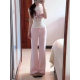 [4*4 Color Cotton Pit Strips] Bow Cat Print Short Sleeve T-Shirt 2025 Summer New Hot Girl Style Slim Fit