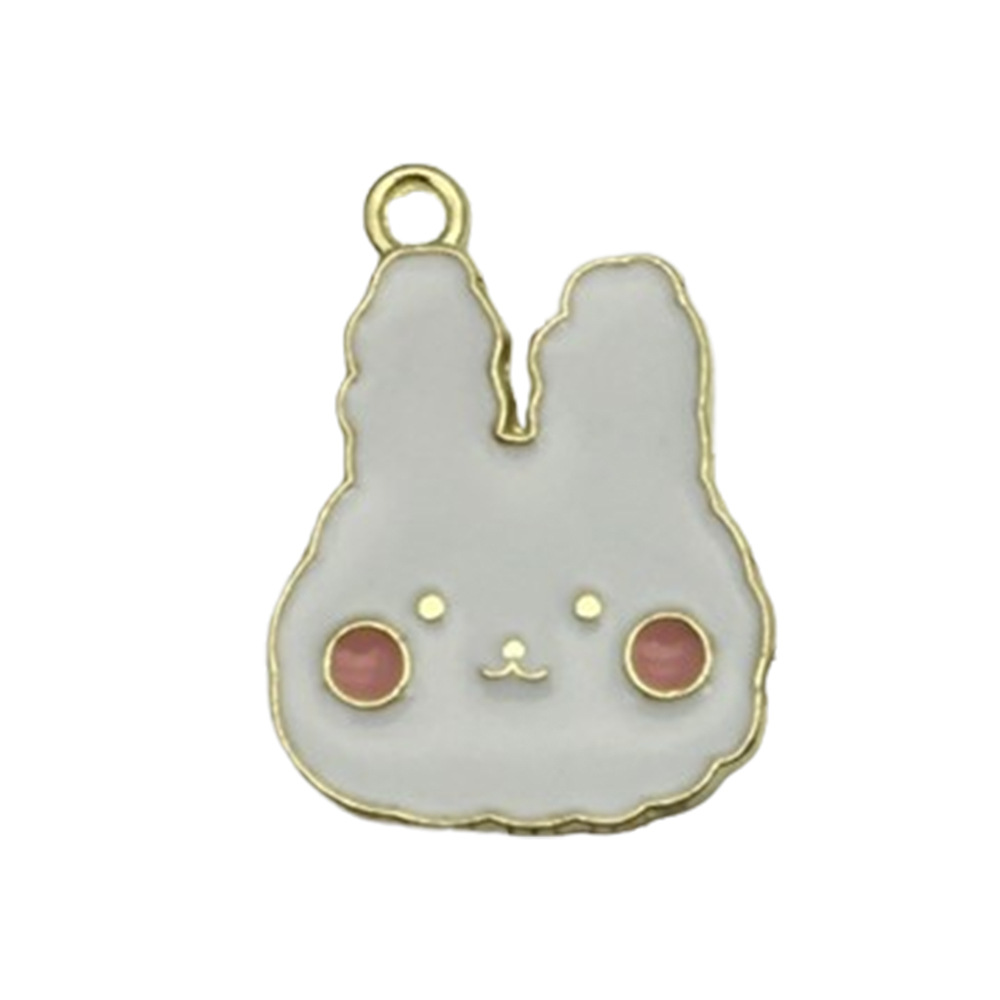 Conejo de huevo de Pascua transfronterizo Acción de gracias hoja de arce calabaza accesorios de bricolaje creativo llavero colgante pequeño