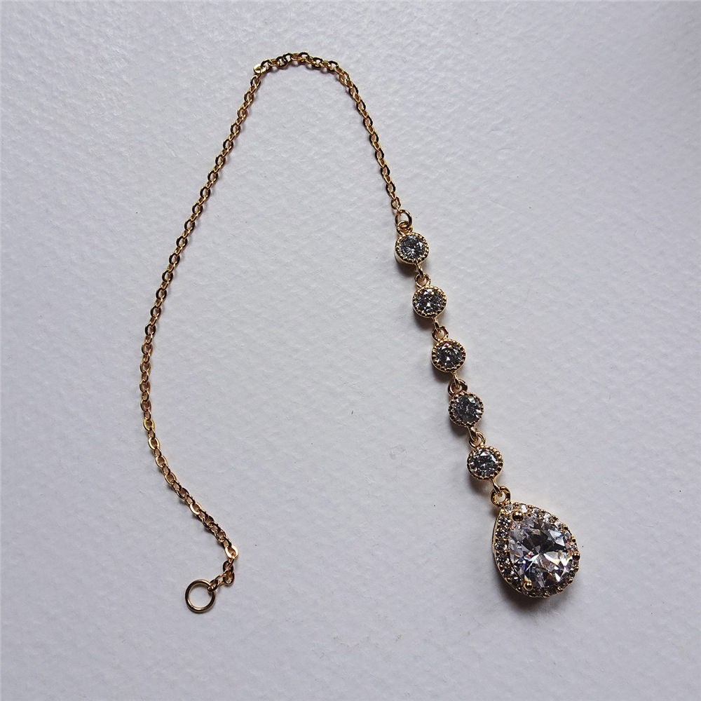 Vendita calda Drop Forehead Stage Performance Dress Water Diamond Accessori Catena per capelli femminile_voghion.com