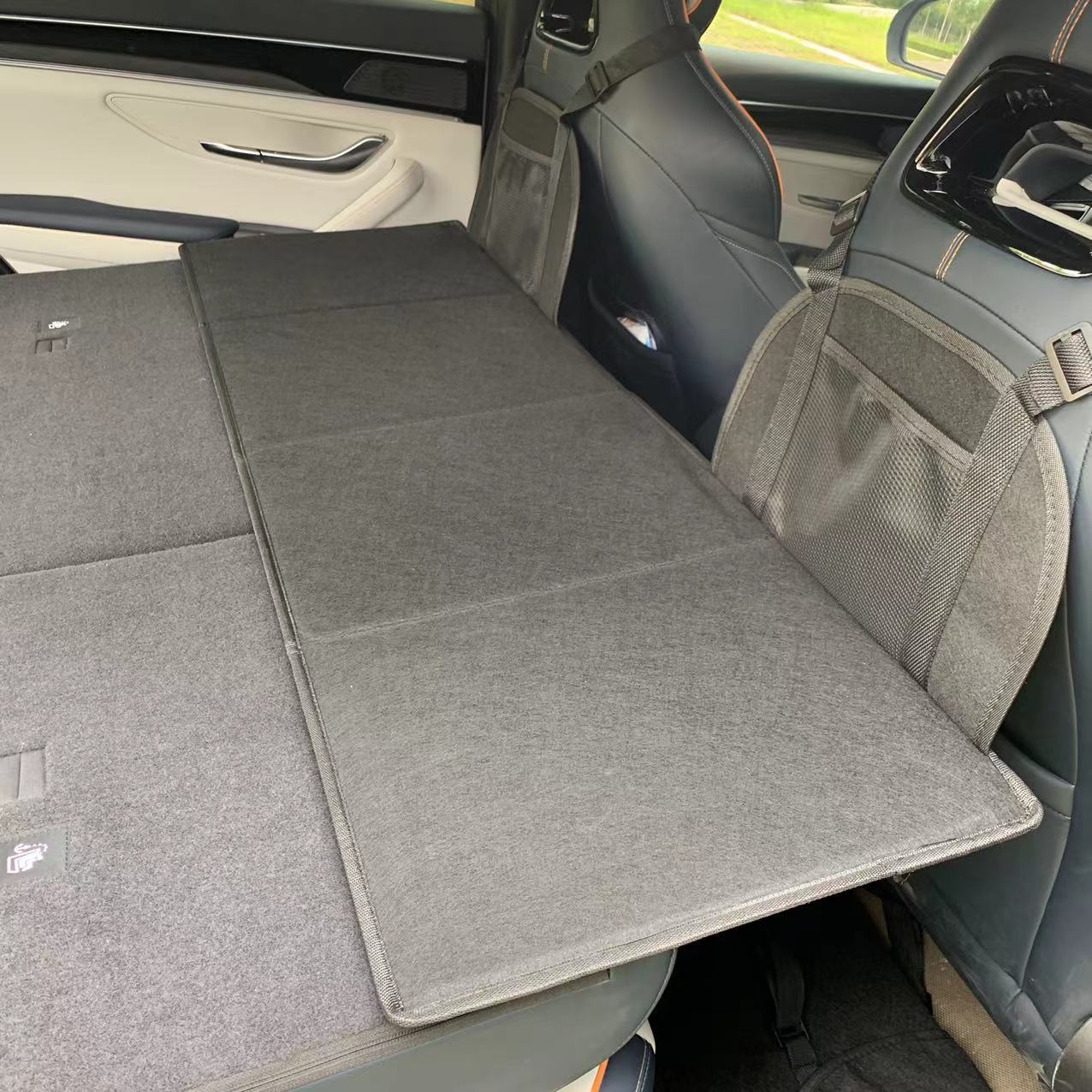 Car Camping Bed Suv Rear Seat Sleeping Pad Foldable Extended Trunk Sleeping Mattress No Inflation Needed
