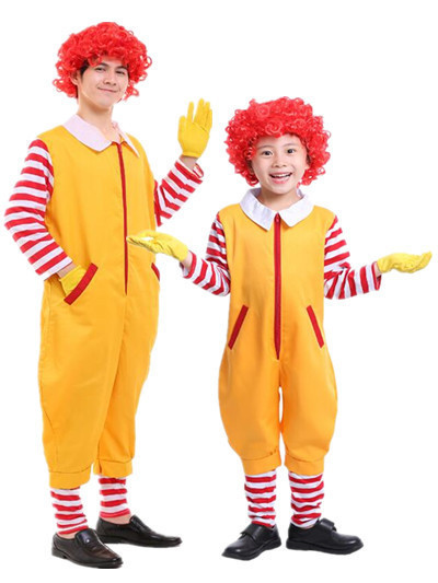 速売通対外貿易セットマクドナルドおじさんCos服仮装舞踏会コスプレ道化師キャラクター迎賓服|undefined