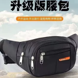 新款防水腰包男女大容量多功能收银钱包手机腰包耐磨户外运动腰包