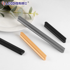 Factory Direct Selling Simple Cabinet and Wardrobe Handles Modern Door and Cabinet Knobs Black Extended Cabinet and Drawer Pulls