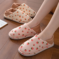 Spring and Autumn Moon Shoes, thin style with soft bottom, non-slip, for postpartum women, breathable, home use, warm heel slippers for women