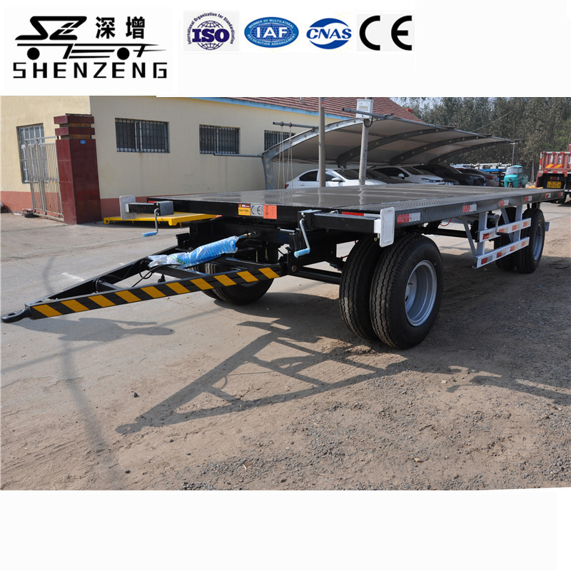 10吨平板拖车 充气平板运输机组 机组转运拖挂车 拖拉机拖挂车