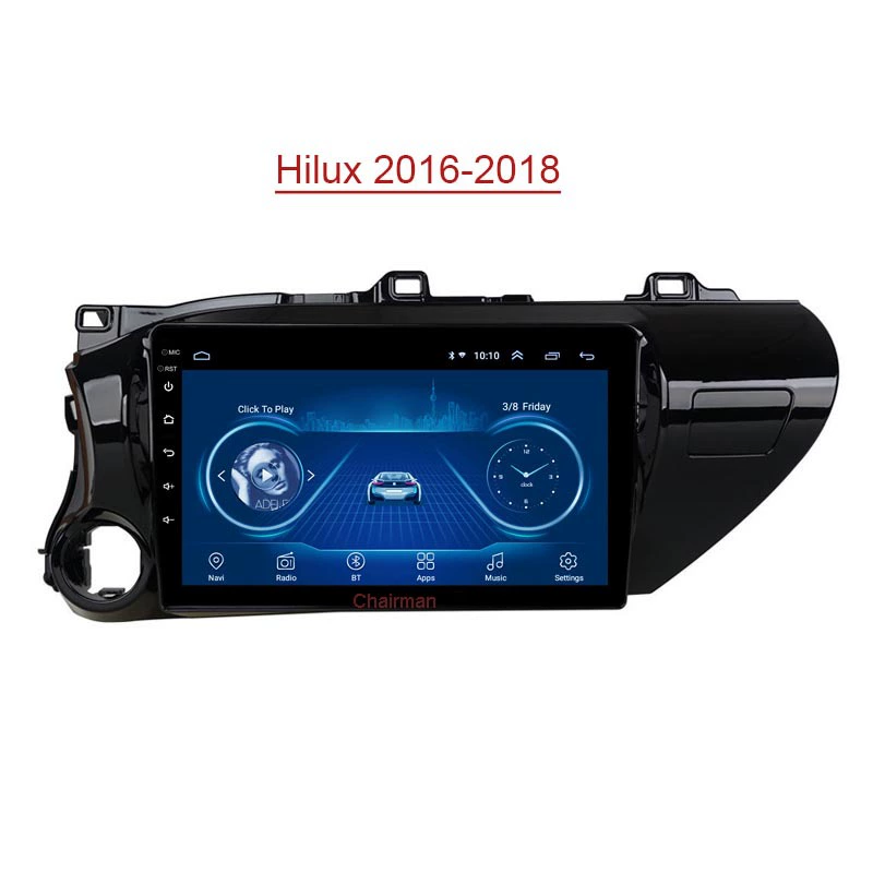 Применимо к 16-18 Toyota toyota Hailax Hilux Android большой экран автомобиля мультимедийная GPS-навигация