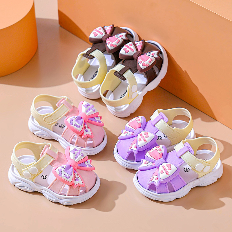 Sandalias para niños Sandalias para bebés Zapatos de verano para niños pequeños Sandalias para niñas Little Princess Zapatos de bebé de suela blanda Sandalias para niños