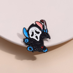 Alibaba.com New Product Cute Cartoon Demon Style Metal Badge, Lovely Halloween Series Accessories Pin Wholesale
