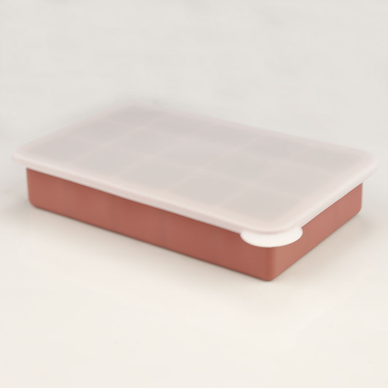 Molde de cubitos de hielo de silicona grande, fácil desmolde