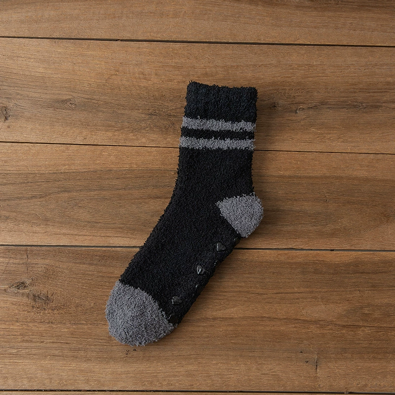 Coral velvet demi-season winter keep warm socks