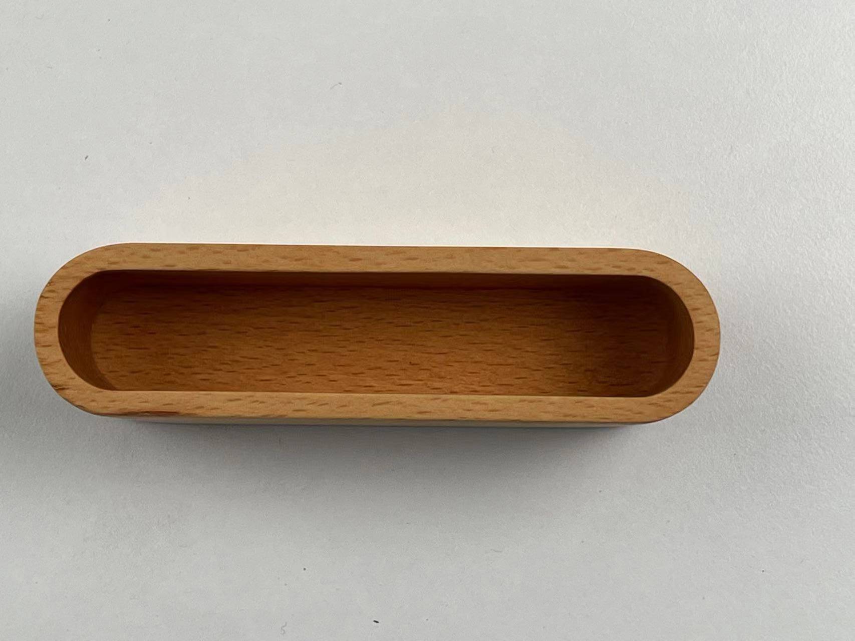 Direct Sale Modern Simple Solid Wood Business Card Holder Office Desktop Business Card Storage Box Business Card Display Stand