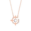 Genuine necklace, fresh brand chain for key bag , moonstone, 925 sample silver, wholesale