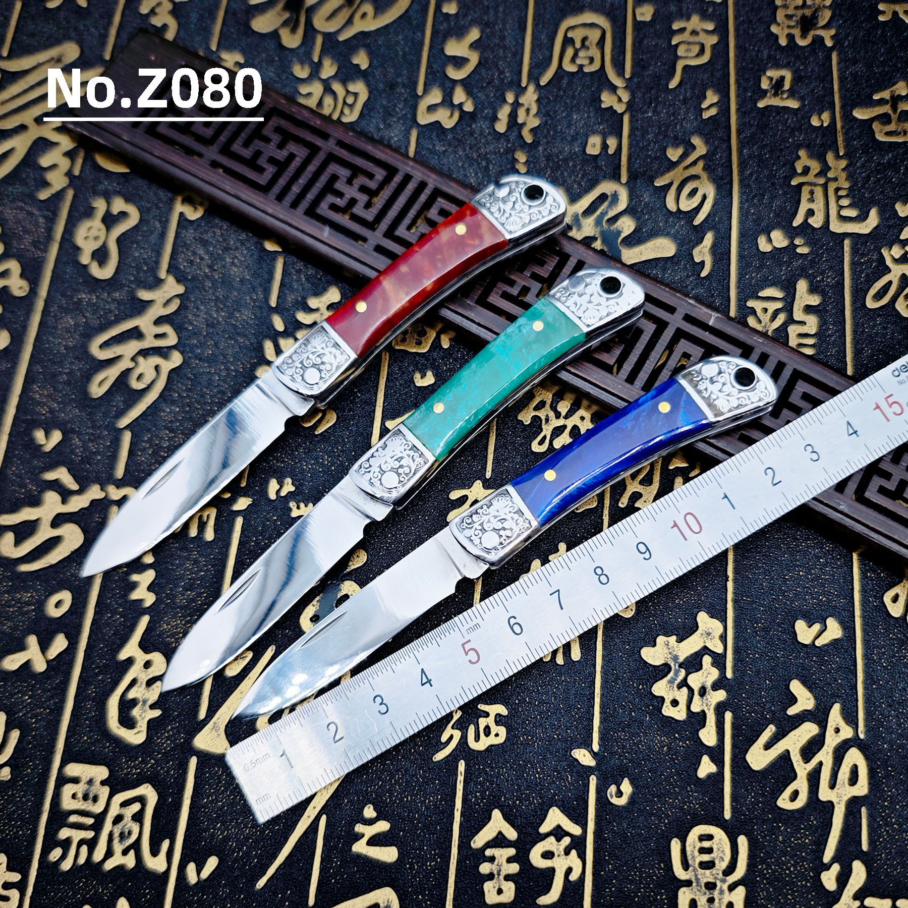 手打锻打锋利不锈钢刀折刀新疆内蒙古少数名族精美随身小刀具开刃