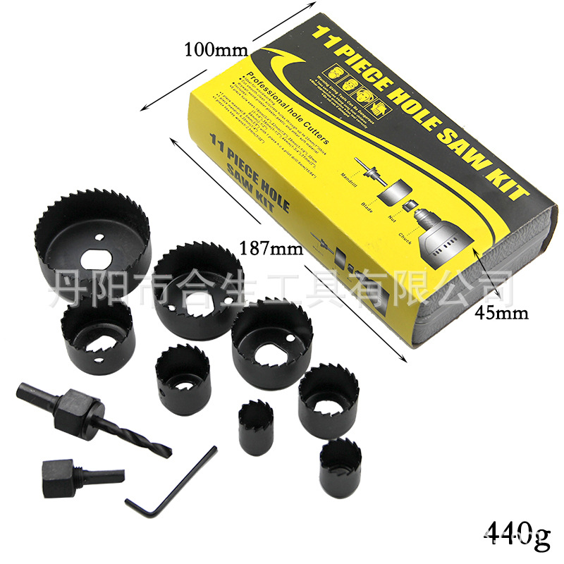 Cruz-frontera 11pc16 pieza plástico en caja agujero vio tablero de yeso agujero abridor 19mm64mm techo ojal traje