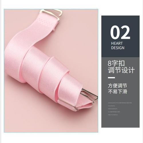 Stainless steel 89 ring cloth strap bra straps adjustable one-line neck straps high elastic candy color underwear elastic back straps