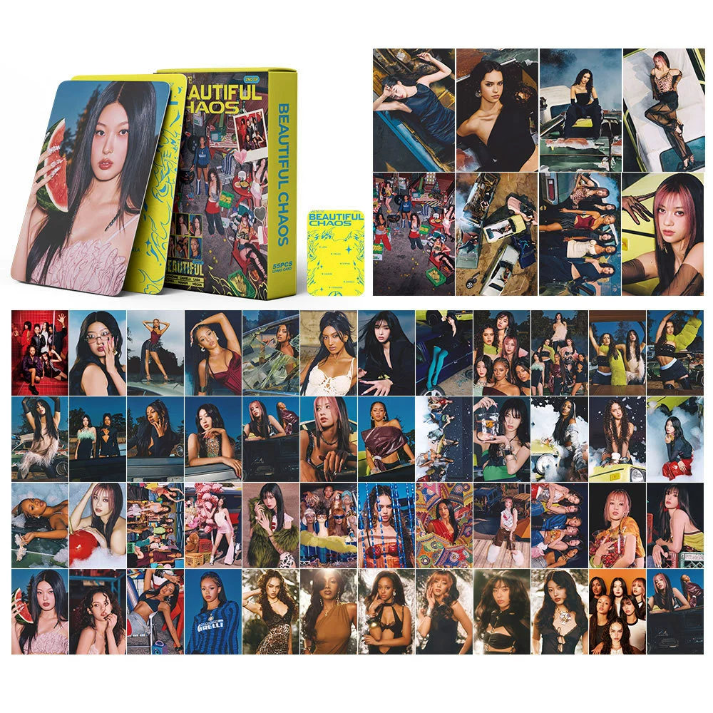 KPOP LOMO фото-карточки набор 55 шт. DIY, 5,7×8,7 см — поддержка IVE