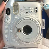 Защитный чехол Polaroid 11 со шнурком 12, прозрачный защитный чехол для камеры Fuji, силиконовый, против царапин, бесплатная доставка