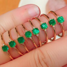 ��ؐ��錚��18K�����ĸ�G����С�Ƕ���ָ�� ʯ��0.23ct �ʯ2�w