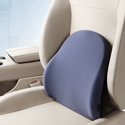 Waist support cushion office car pillow car - lake-blue
