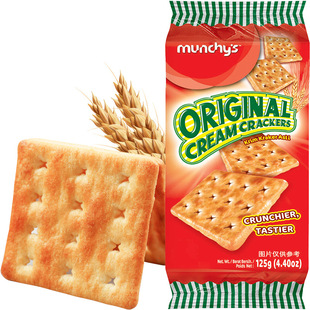 Munchy's�R������ԭζ�K���125g����ζ���e��ʳƷԭ�b�M��