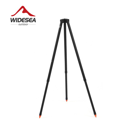 Widesea户外露营三角架 加粗版高强度铝合金支架 可调节悬挂支架|ms