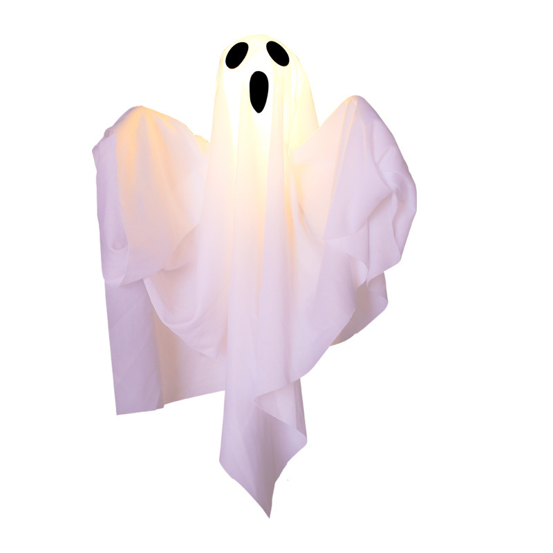 Decoración de inserción fantasma luminosa de Halloween, luces led, atmósfera de terror, decoración de aleros de habitación, decoración, decoración